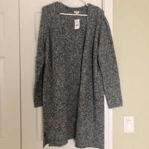 J. Crew Factory Wool Car Coat Sweater